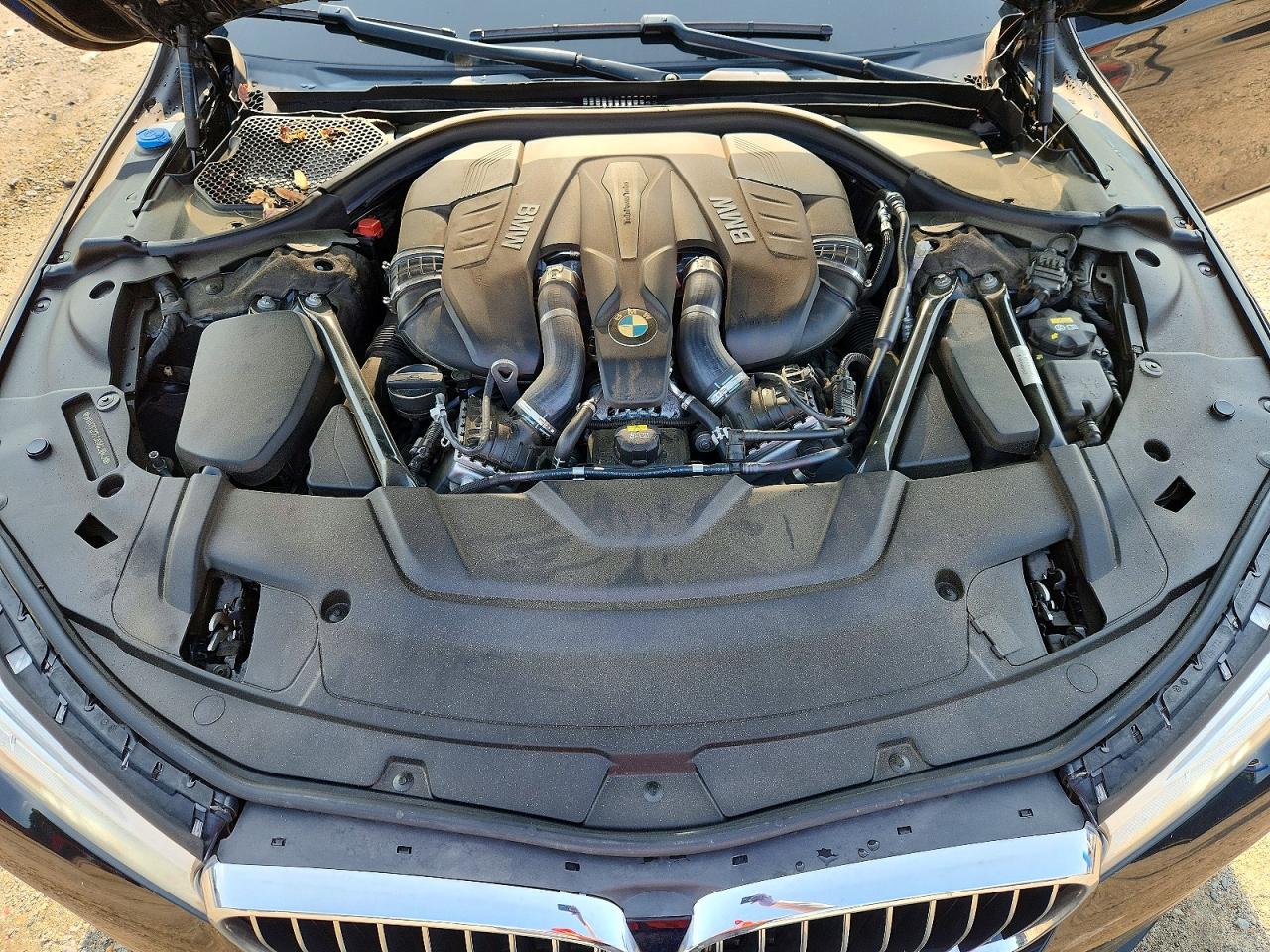 2018 Bmw 750 I Black vin: WBA7F0C51JGM23843