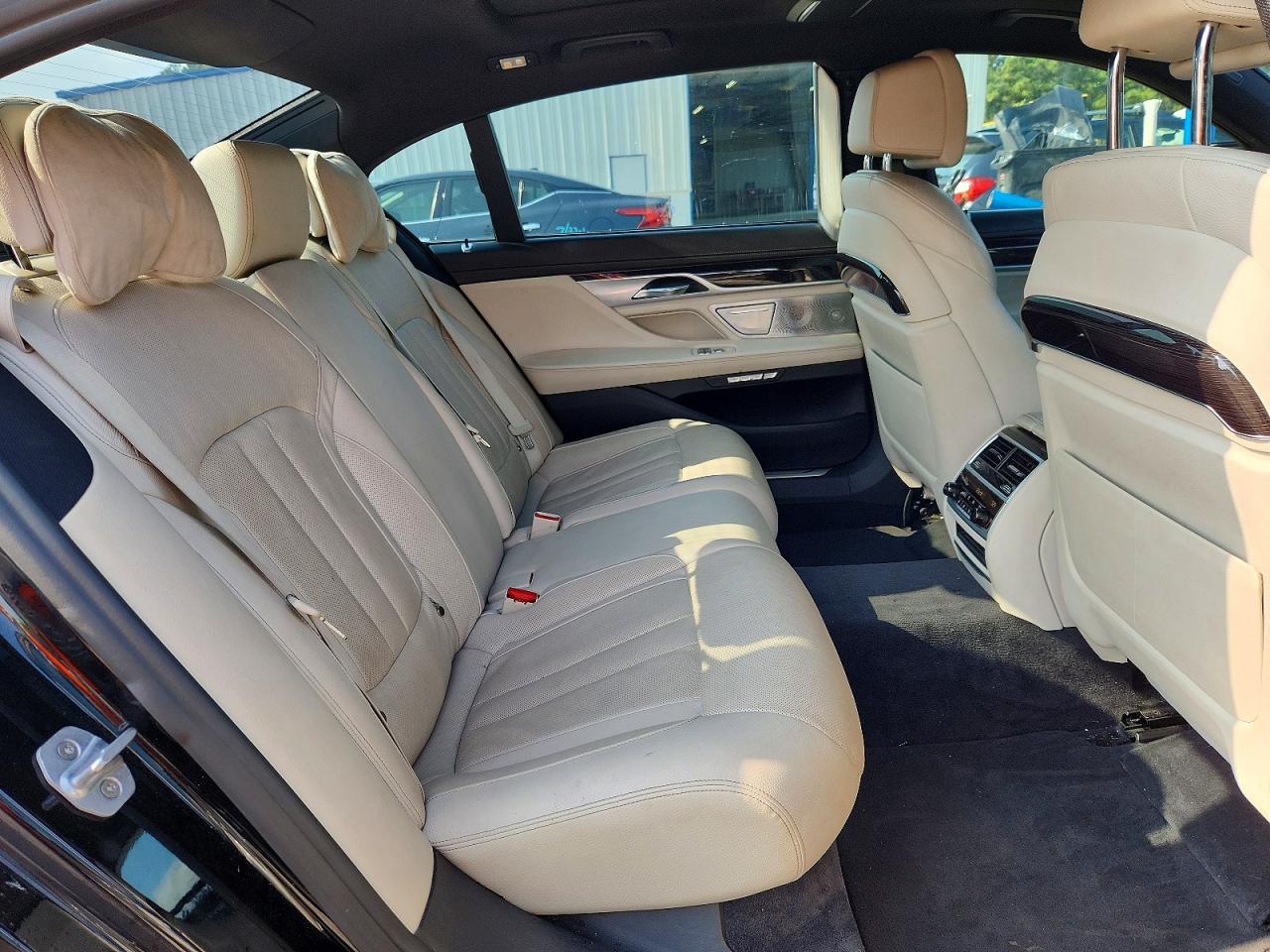 2018 Bmw 750 I Black vin: WBA7F0C51JGM23843