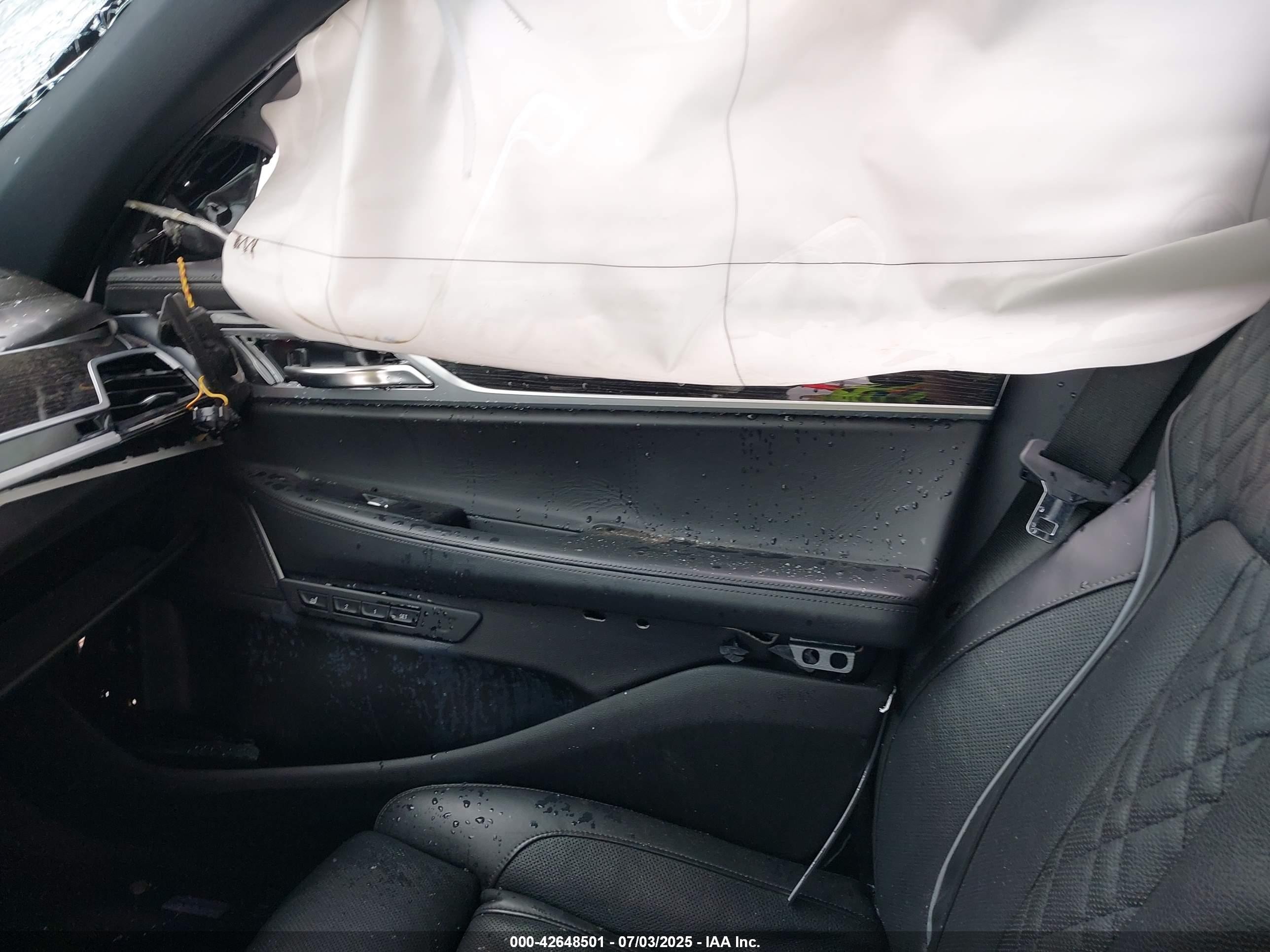 2019 Bmw 750i Black vin: WBA7F0C52KGM24369