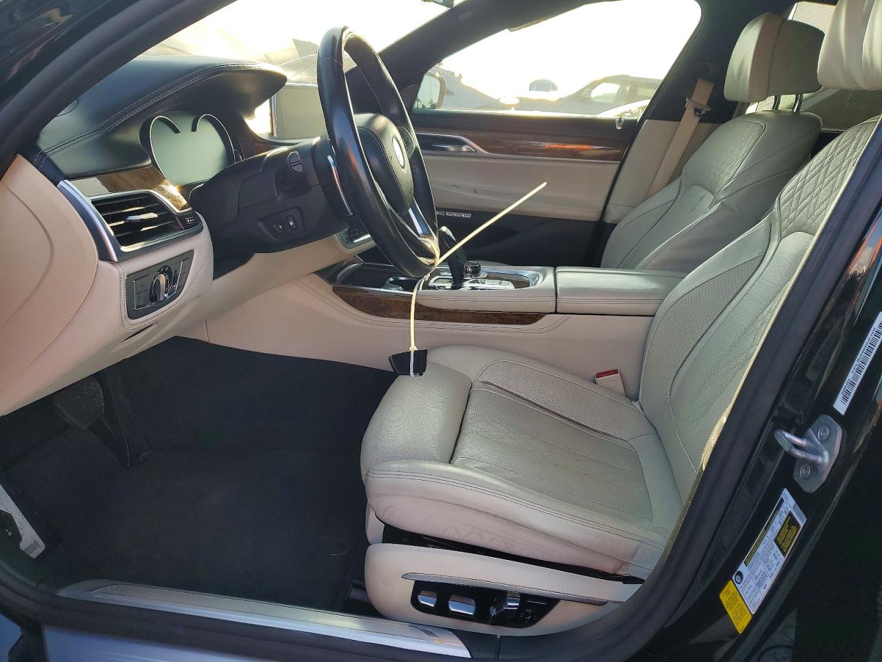 2016 Bmw 750 I Black vin: WBA7F0C55GGM20713