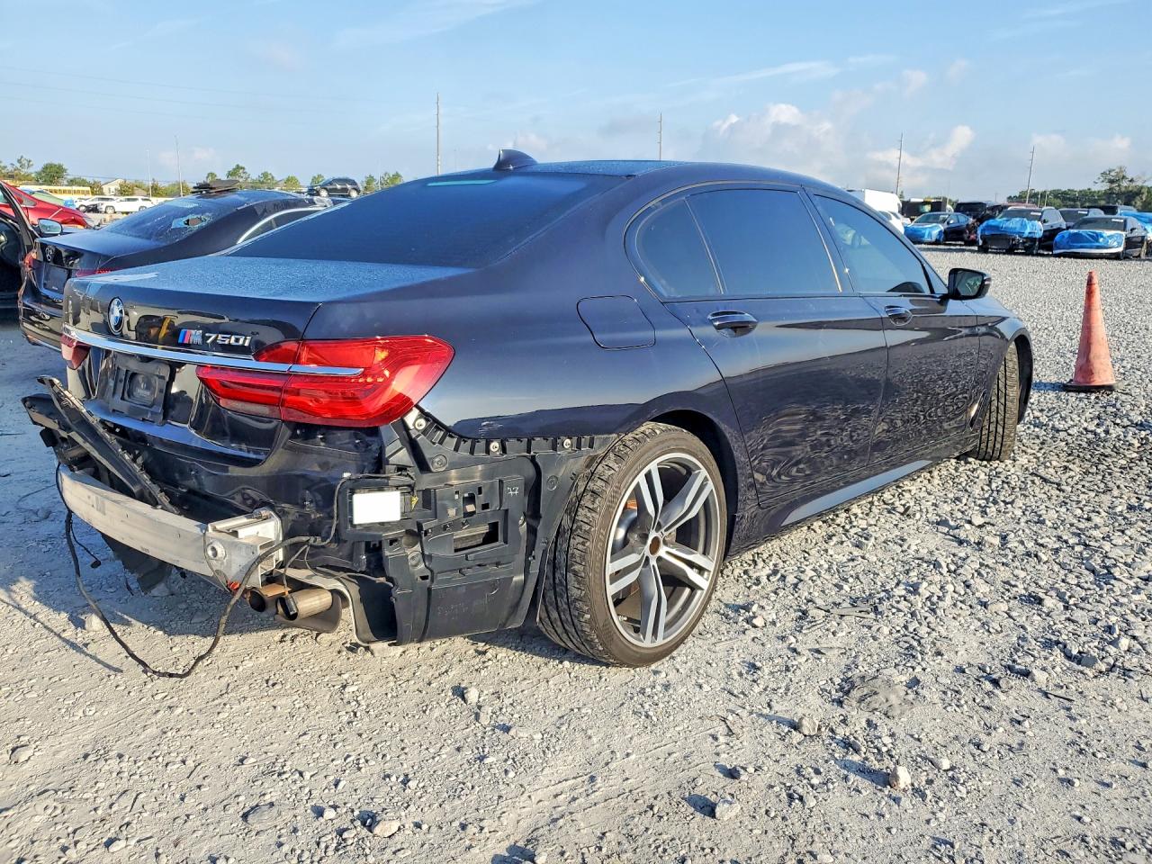 2016 Bmw 750 I Black vin: WBA7F0C55GGM20713