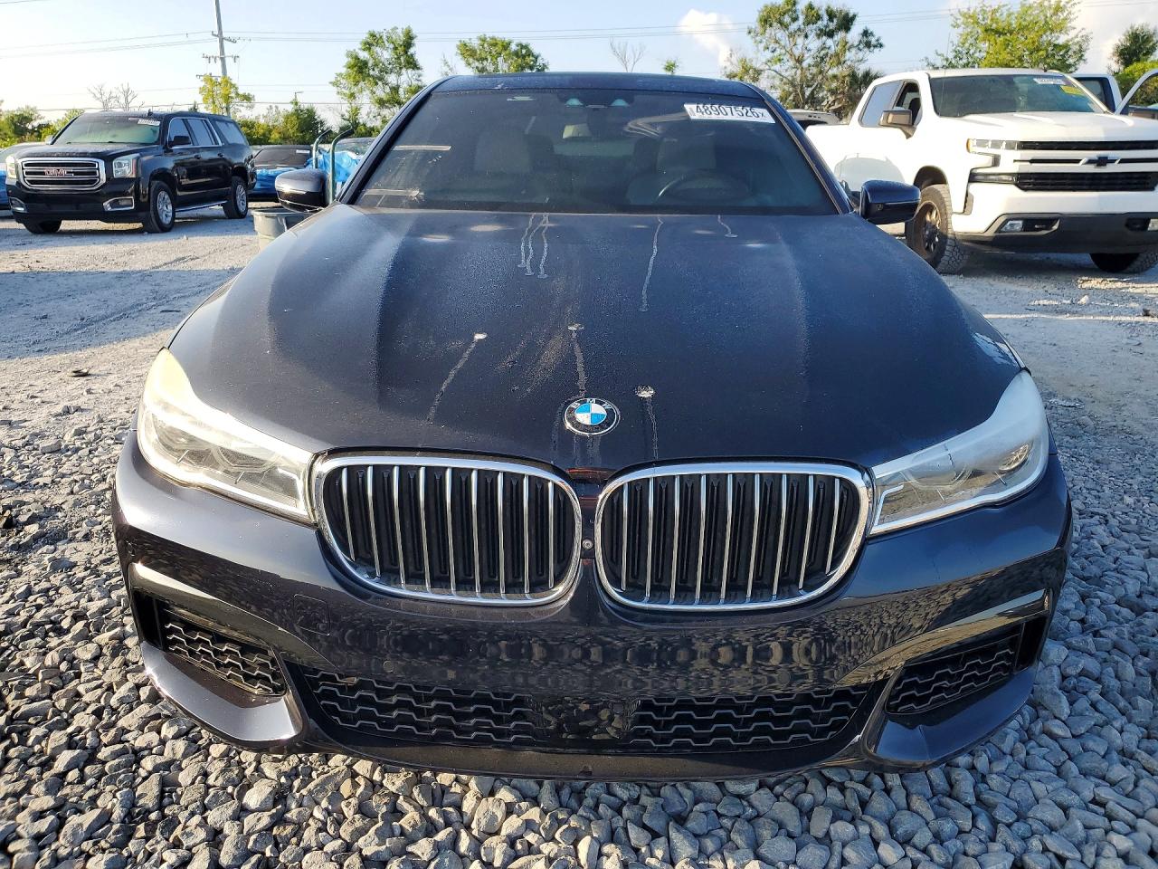 2016 Bmw 750 I Black vin: WBA7F0C55GGM20713