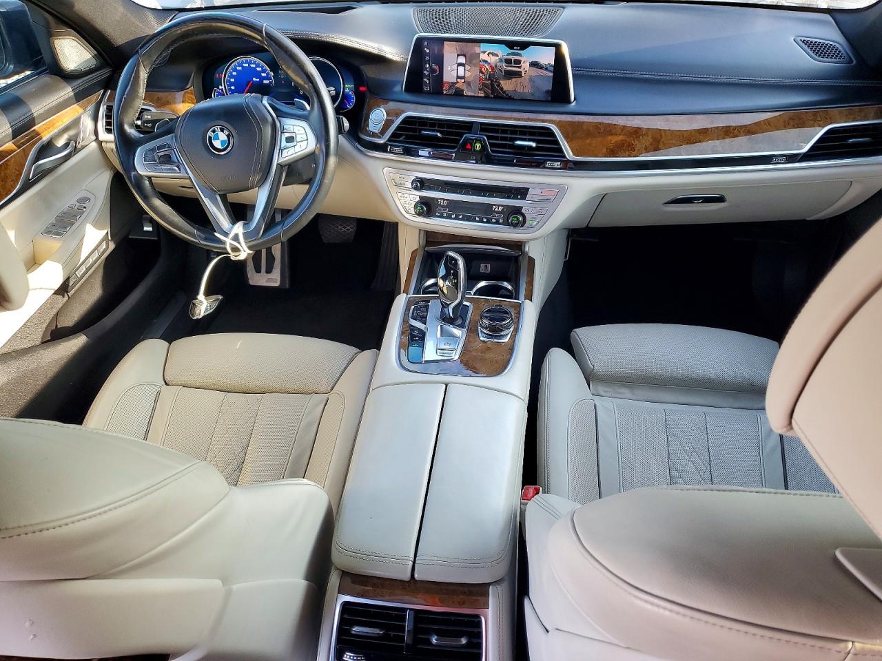 2016 Bmw 750 I Black vin: WBA7F0C55GGM20713