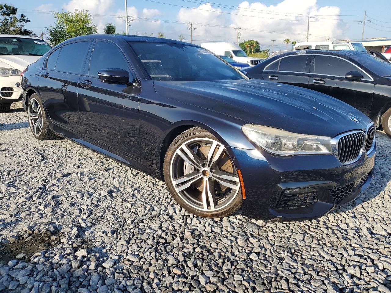 2016 Bmw 750 I Black vin: WBA7F0C55GGM20713