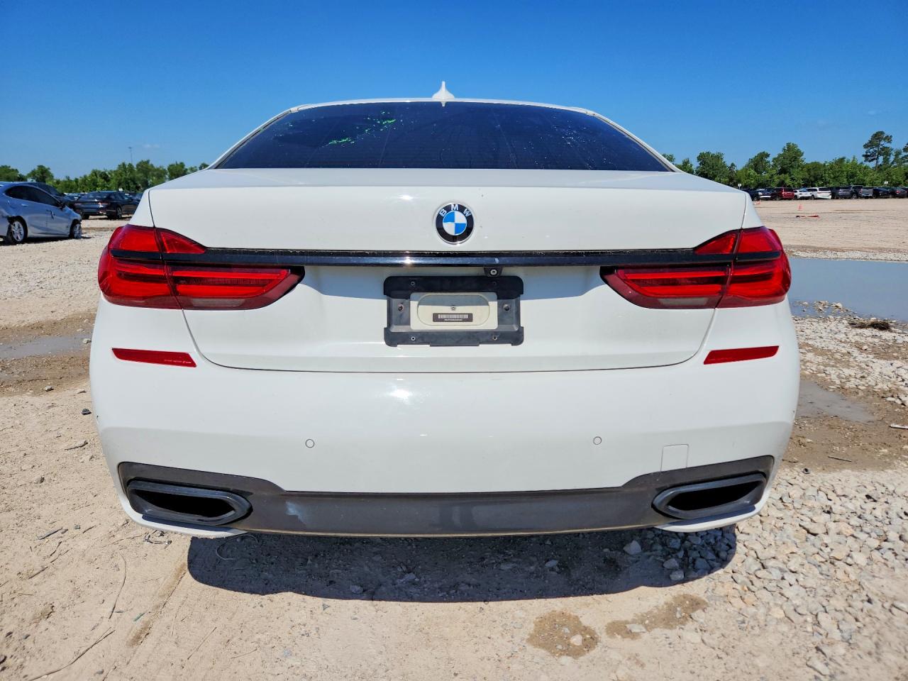 2018 Bmw 750 I White vin: WBA7F0C58JGM23449