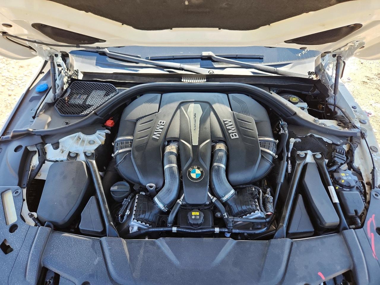 2018 Bmw 750 I White vin: WBA7F0C58JGM23449