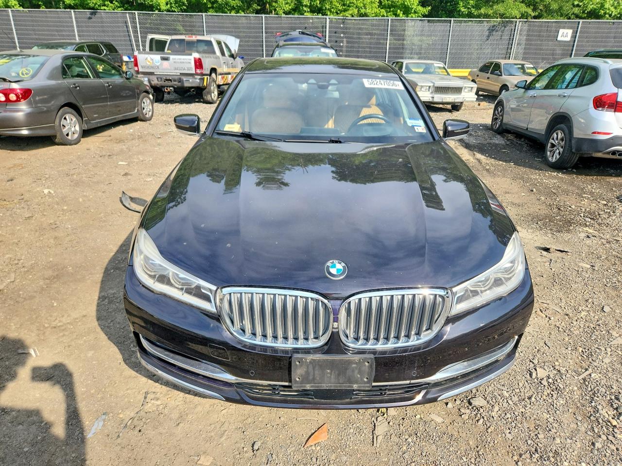 2017 Bmw 750 Xi White vin: WBA7F2C54HG422224