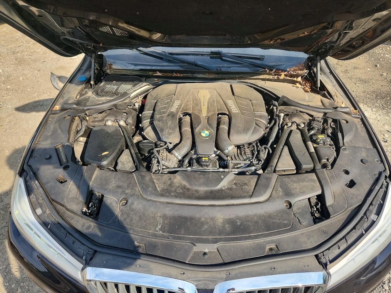 2017 Bmw 750 Xi White vin: WBA7F2C54HG422224