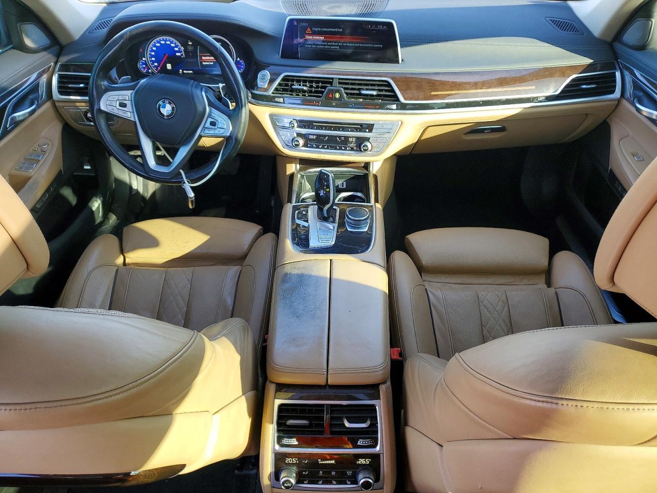 2016 Bmw 750 Xi Gray vin: WBA7F2C55GG415393