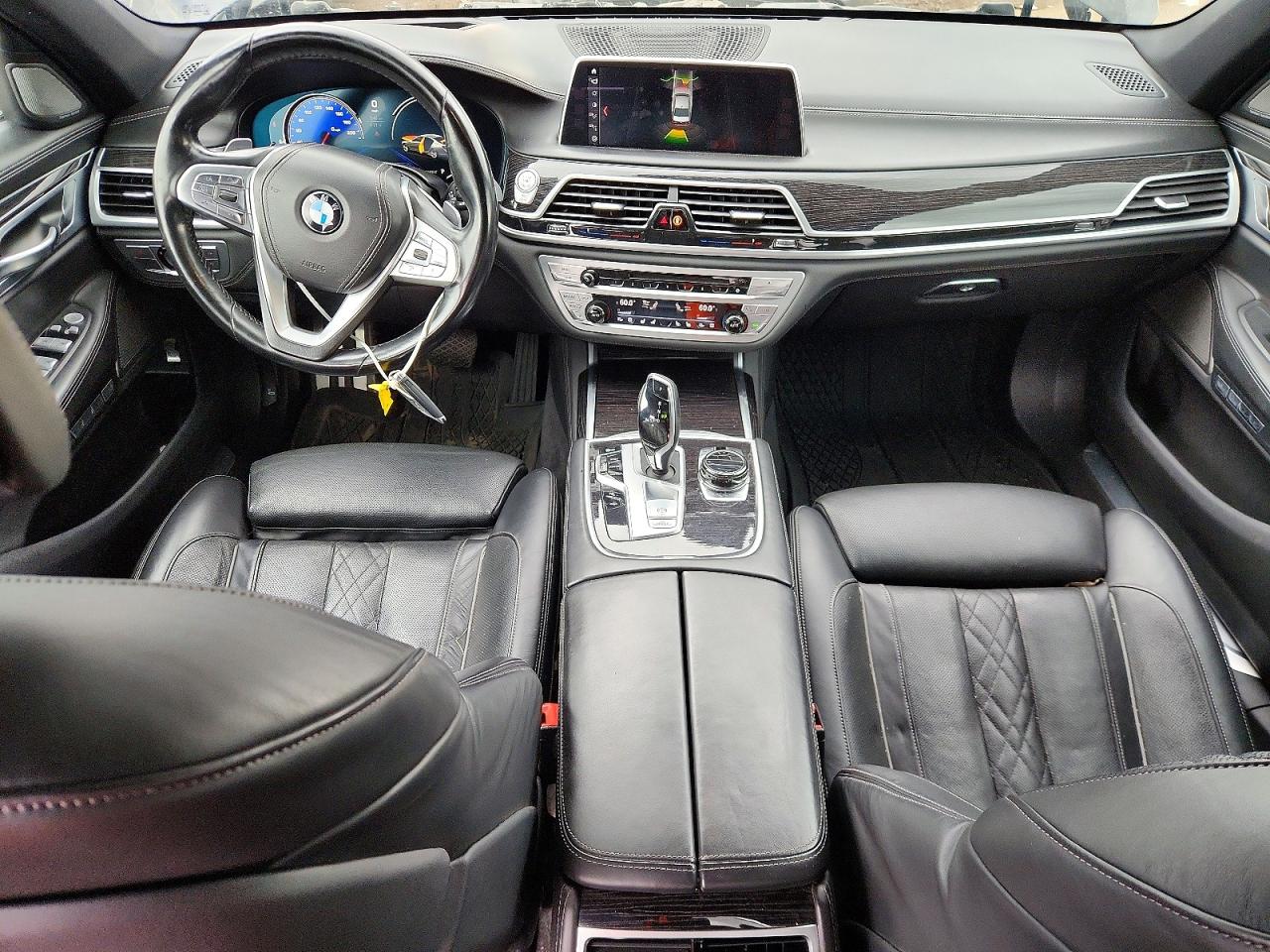 2018 Bmw 750 Xi Black vin: WBA7F2C57JG423678