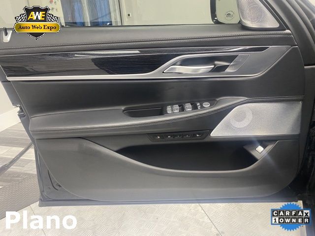 2019 Bmw 7 Series M760i Xdrive Черный vin: WBA7H6C56KG615158