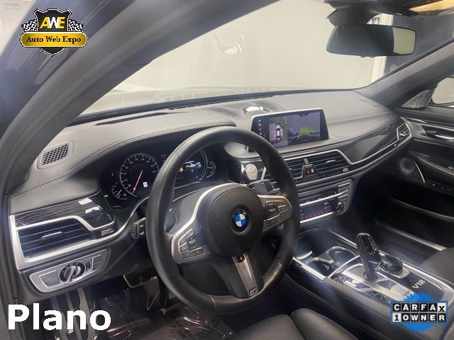 2019 Bmw 7 Series M760i Xdrive Черный vin: WBA7H6C56KG615158