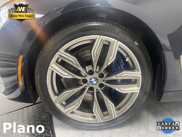 2019 Bmw 7 Series M760i Xdrive Черный vin: WBA7H6C56KG615158