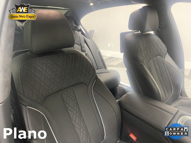 2019 Bmw 7 Series M760i Xdrive Черный vin: WBA7H6C56KG615158