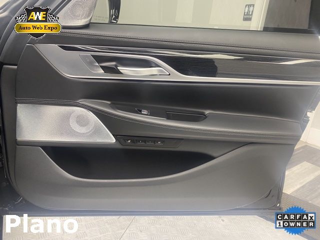 2019 Bmw 7 Series M760i Xdrive Черный vin: WBA7H6C56KG615158