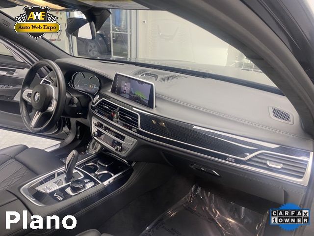 2019 Bmw 7 Series M760i Xdrive Черный vin: WBA7H6C56KG615158