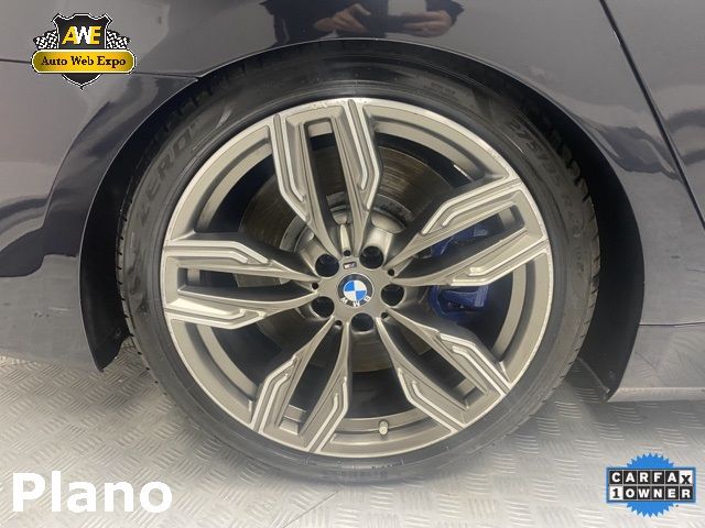 2019 Bmw 7 Series M760i Xdrive Черный vin: WBA7H6C56KG615158