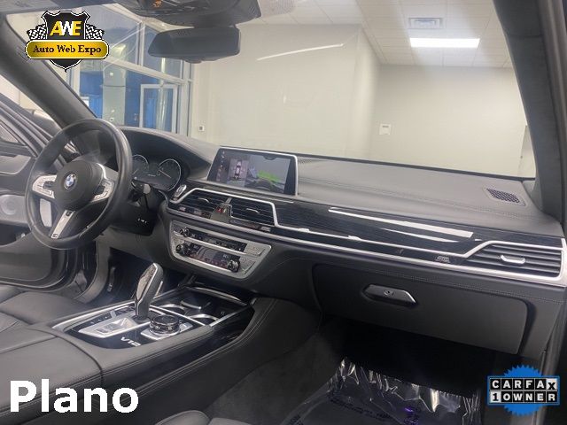 2019 Bmw 7 Series M760i Xdrive Черный vin: WBA7H6C56KG615158