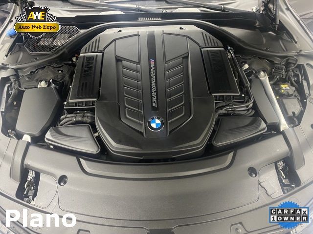 2019 Bmw 7 Series M760i Xdrive Черный vin: WBA7H6C56KG615158