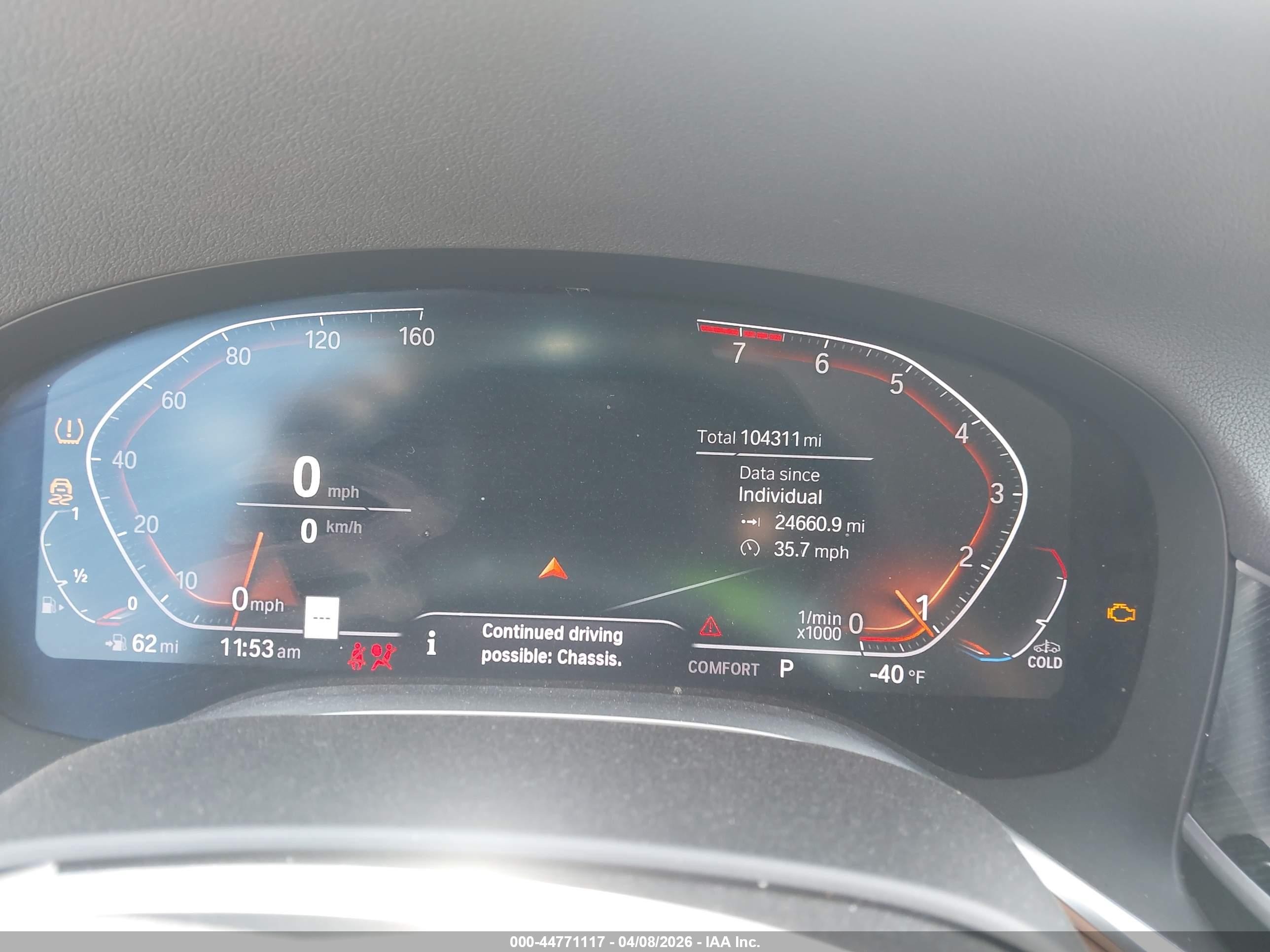 2020 Bmw 740i Xdrive Blue vin: WBA7T4C03LCD70905