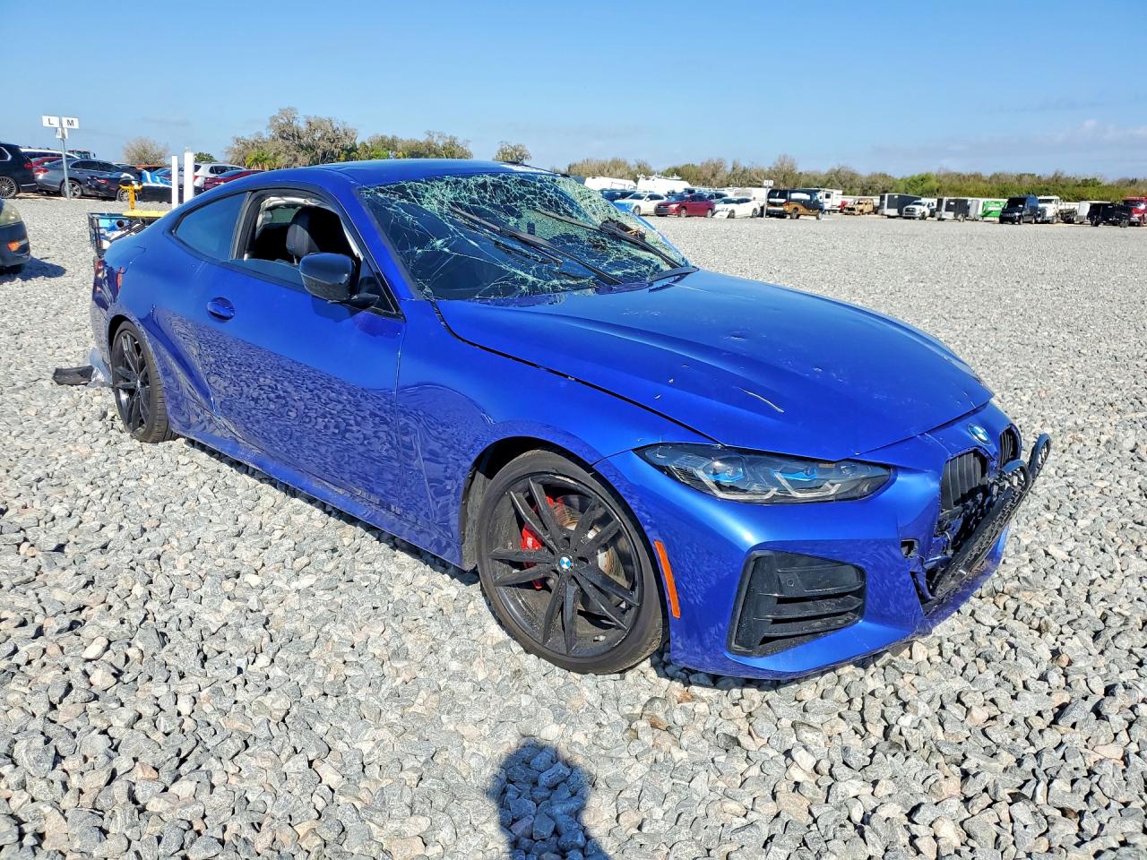 2022 Bmw M440i Blue vin: WBA83AP0XNCK23977