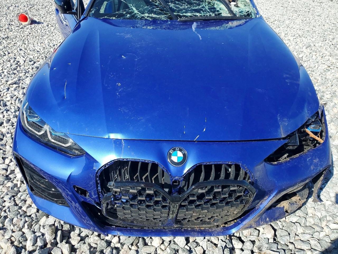 2022 Bmw M440i Blue vin: WBA83AP0XNCK23977