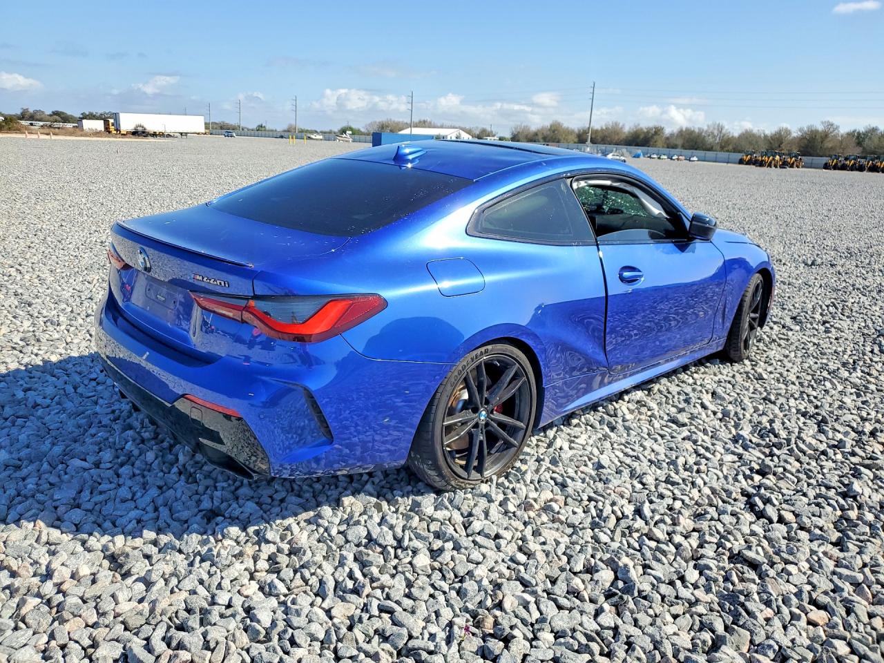 2022 Bmw M440i Blue vin: WBA83AP0XNCK23977