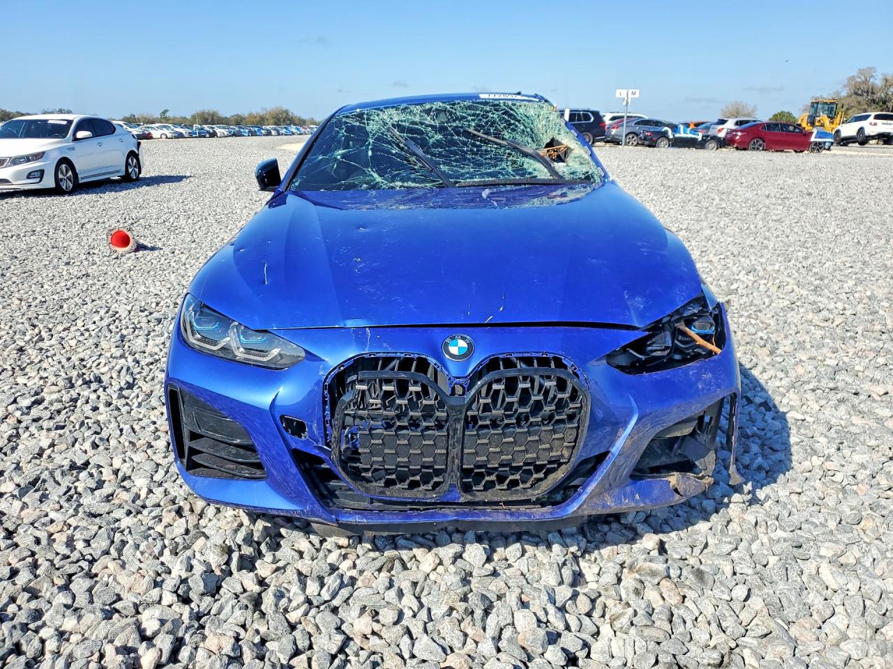 2022 Bmw M440i Blue vin: WBA83AP0XNCK23977
