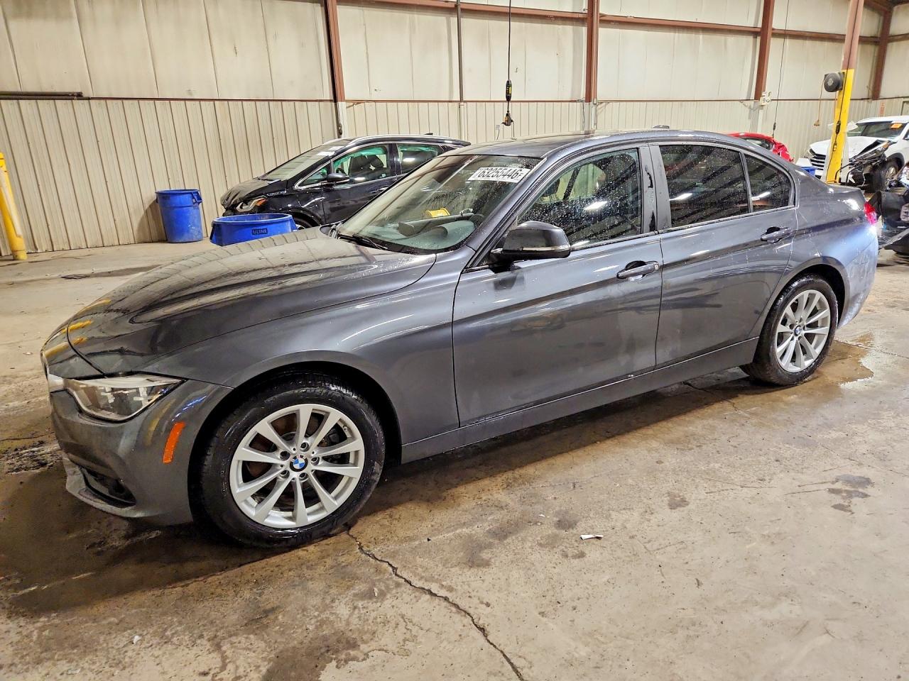 2018 Bmw 320 Xi Gray vin: WBA8A3C51JA499568