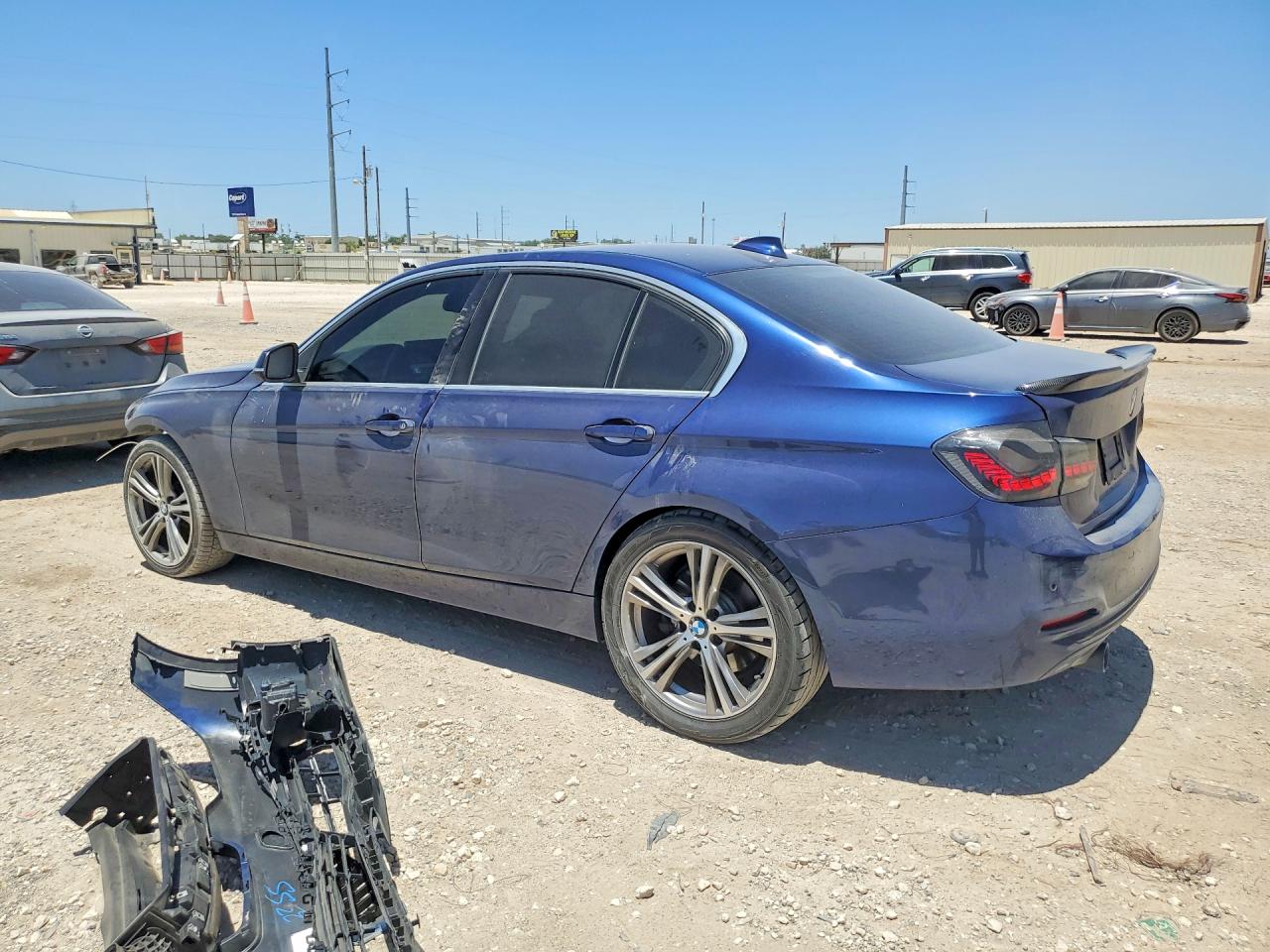 2016 Bmw 340 Blue vin: WBA8B3G53GNT92790