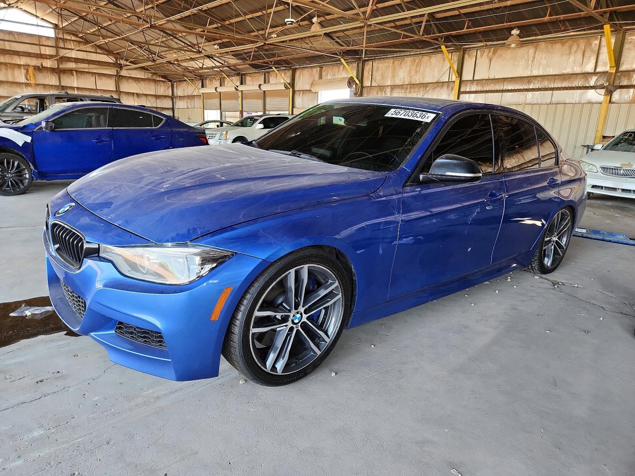 2018 Bmw 340 Xi Blue vin: WBA8B7C58JA411894