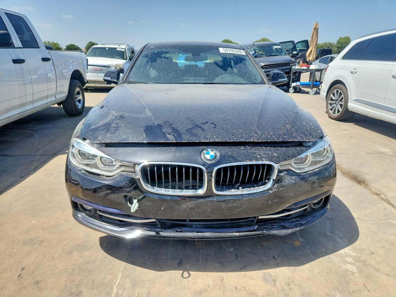 2018 Bmw 330 I Black vin: WBA8B9C52JAE22341
