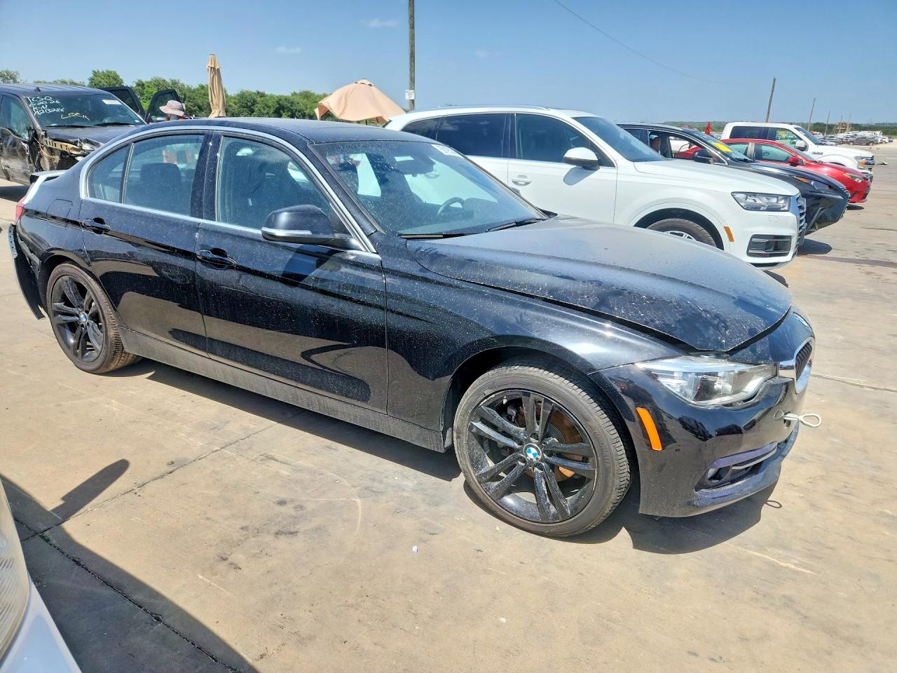 2018 Bmw 330 I Black vin: WBA8B9C52JAE22341