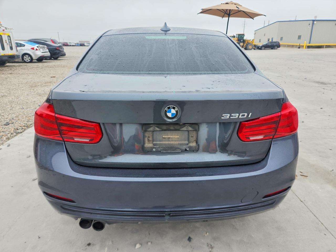 2018 Bmw 330 I Gray vin: WBA8B9G55JNU96434