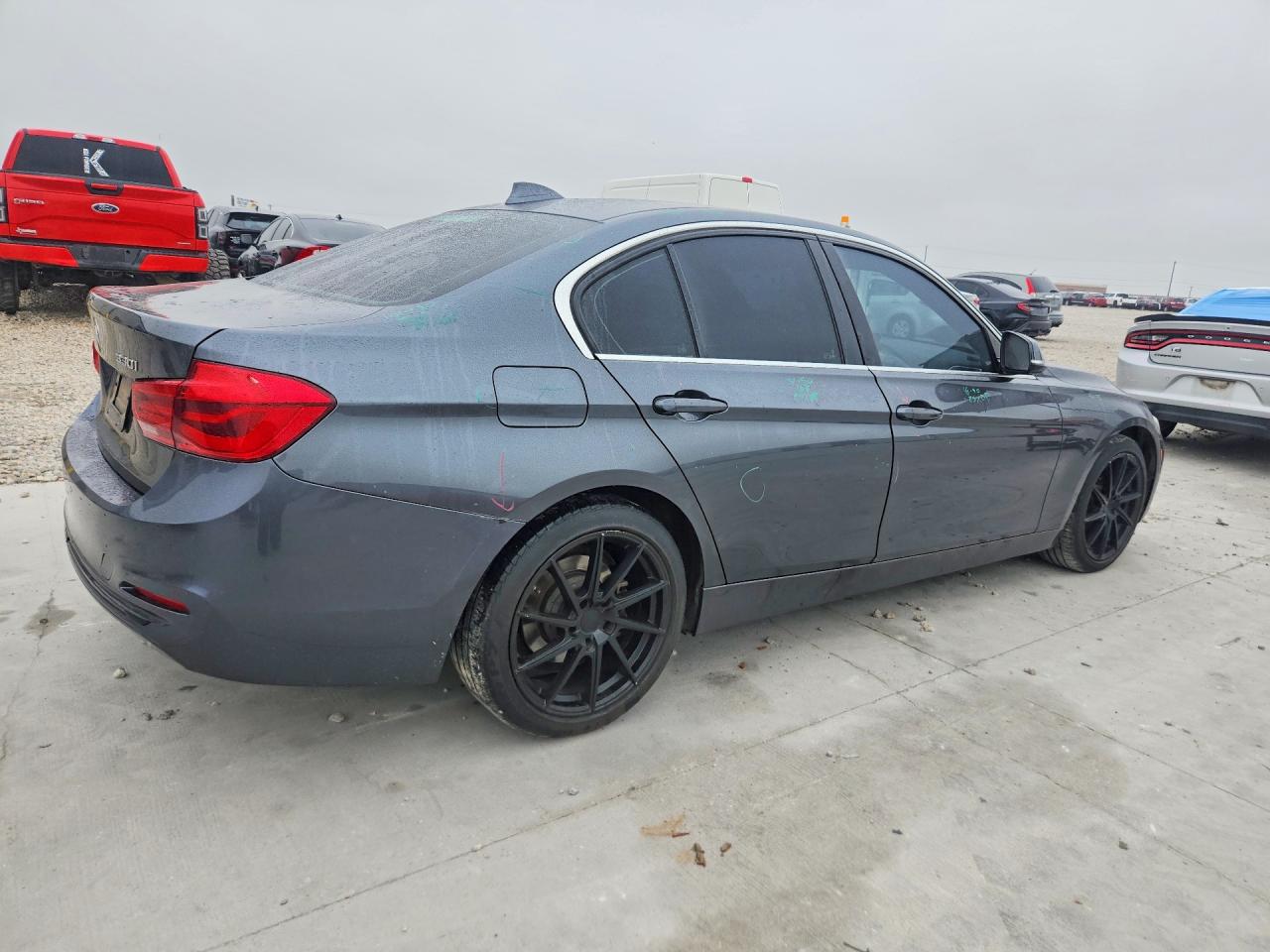 2018 Bmw 330 I Gray vin: WBA8B9G55JNU96434