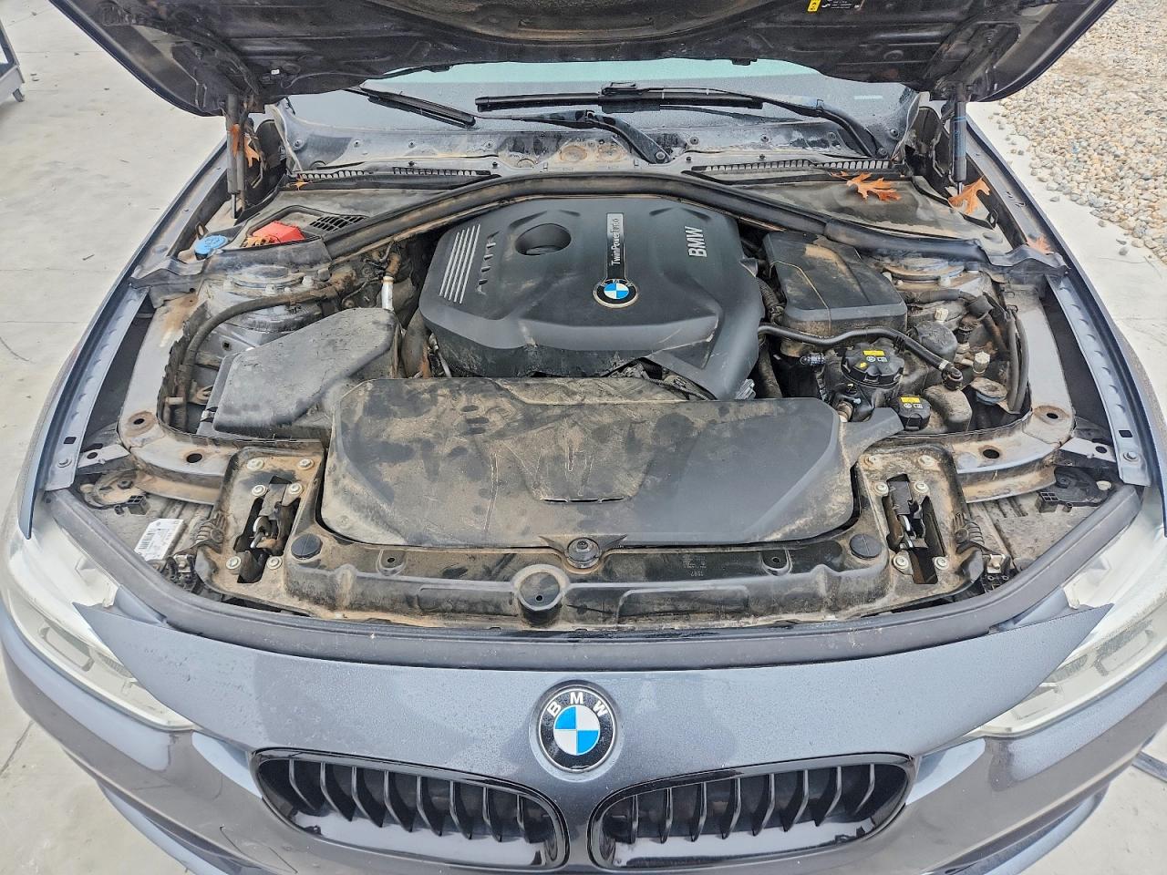 2018 Bmw 330 I Gray vin: WBA8B9G55JNU96434