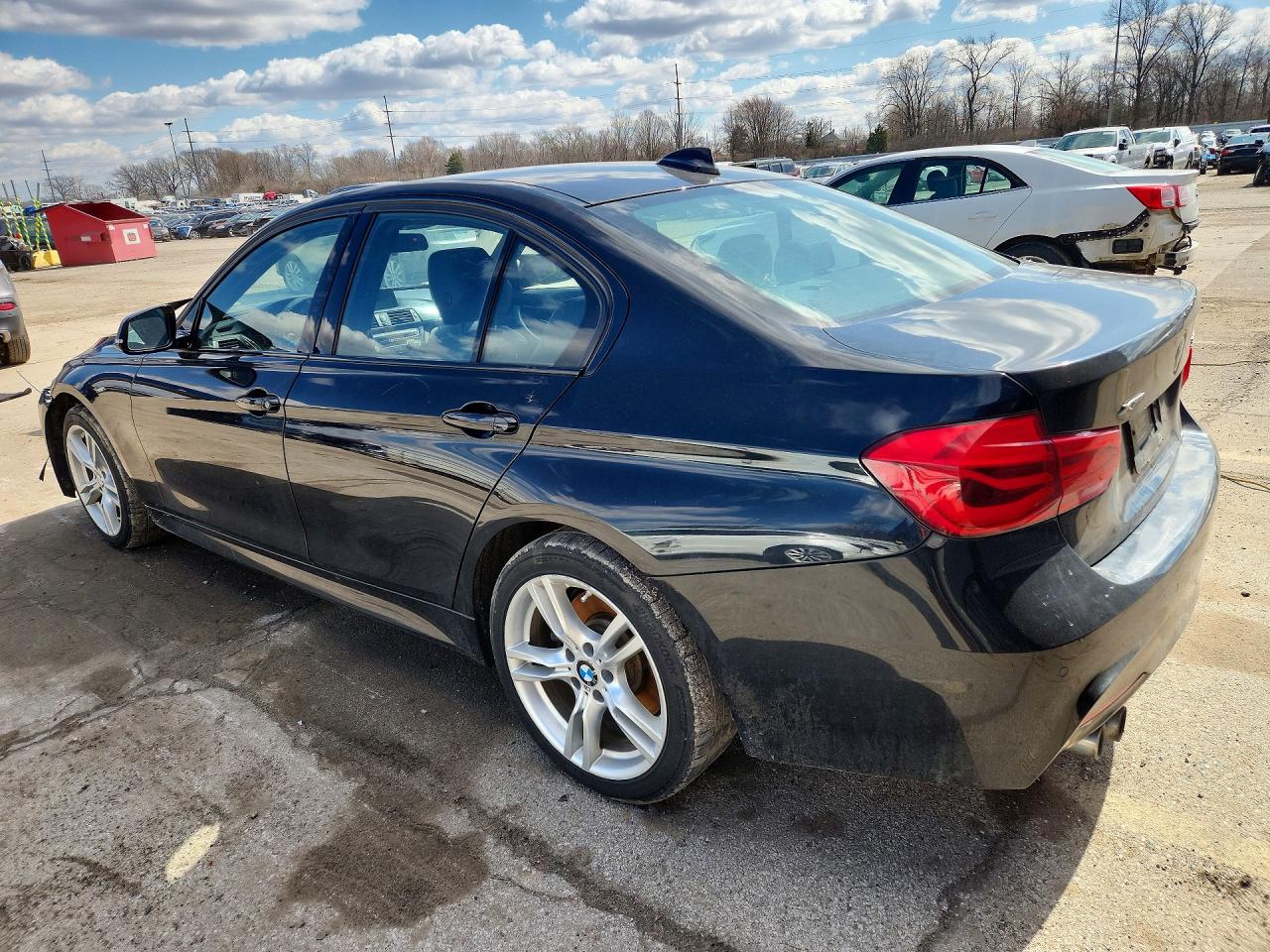 2017 Bmw 330 Xi Black vin: WBA8D9C39HA004956
