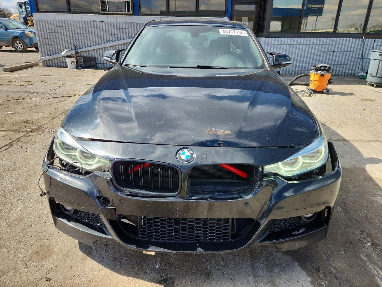 2017 Bmw 330 Xi Black vin: WBA8D9C39HA004956