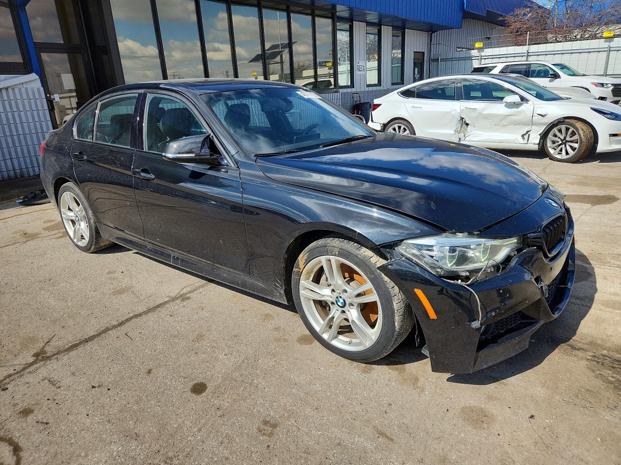 2017 Bmw 330 Xi Black vin: WBA8D9C39HA004956
