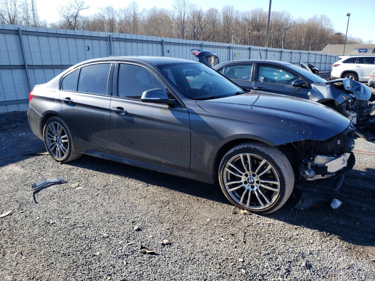 2018 Bmw 330 Xi Gray vin: WBA8D9C55JA012852