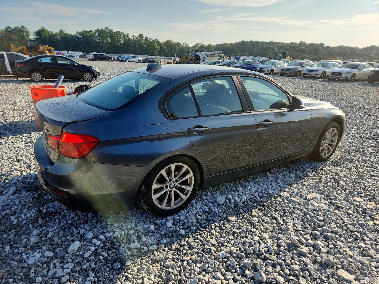2017 Bmw 320 I Gray vin: WBA8E1G57HNU13461