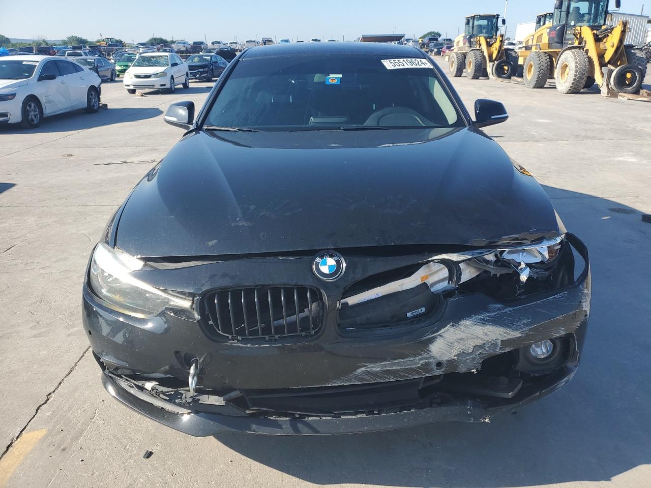 2016 Bmw 320 I Черный vin: WBA8E1G58GNT99231