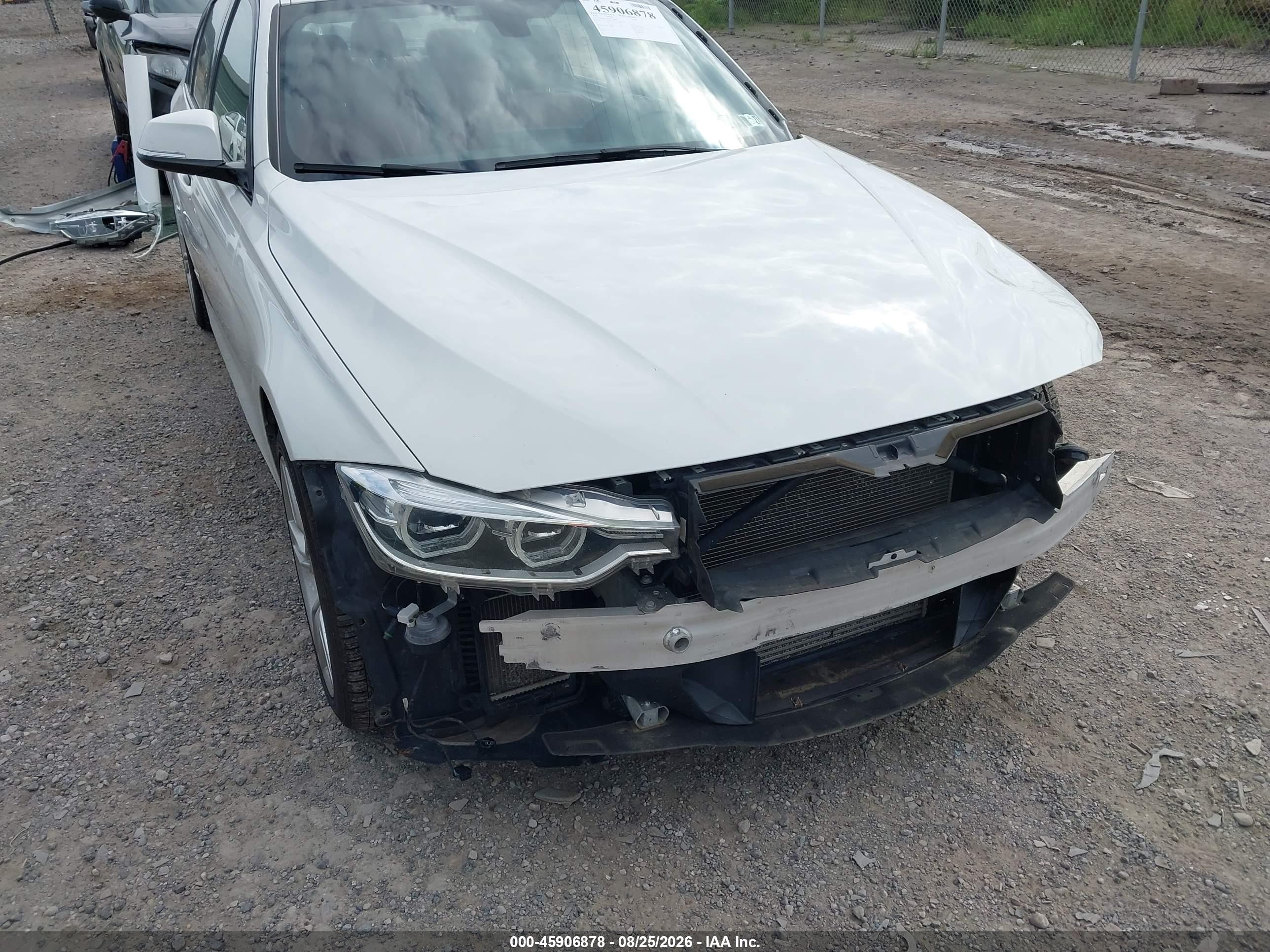 2016 Bmw 328i Xdrive White vin: WBA8E3C52GK504803
