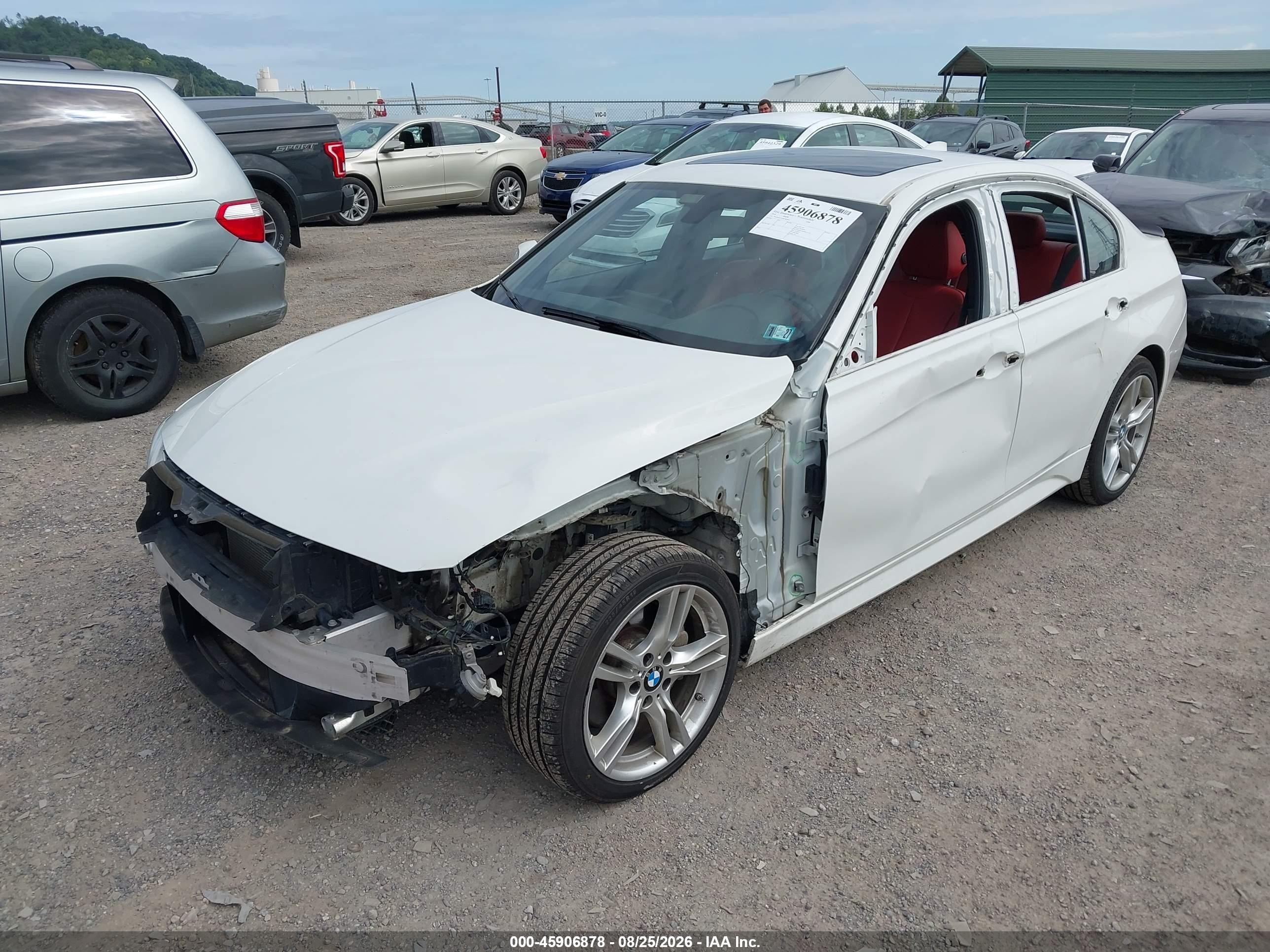 2016 Bmw 328i Xdrive White vin: WBA8E3C52GK504803