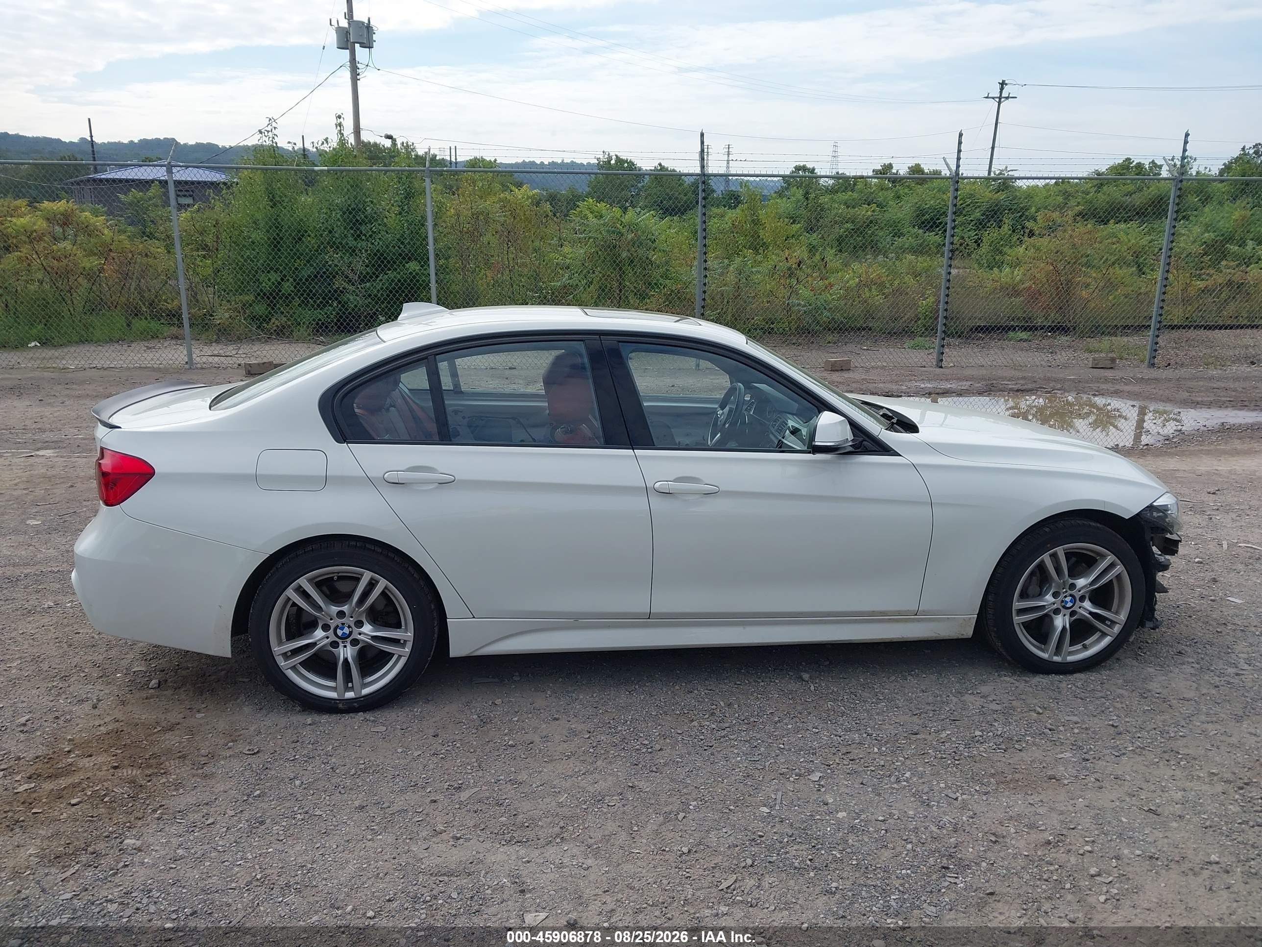 2016 Bmw 328i Xdrive White vin: WBA8E3C52GK504803