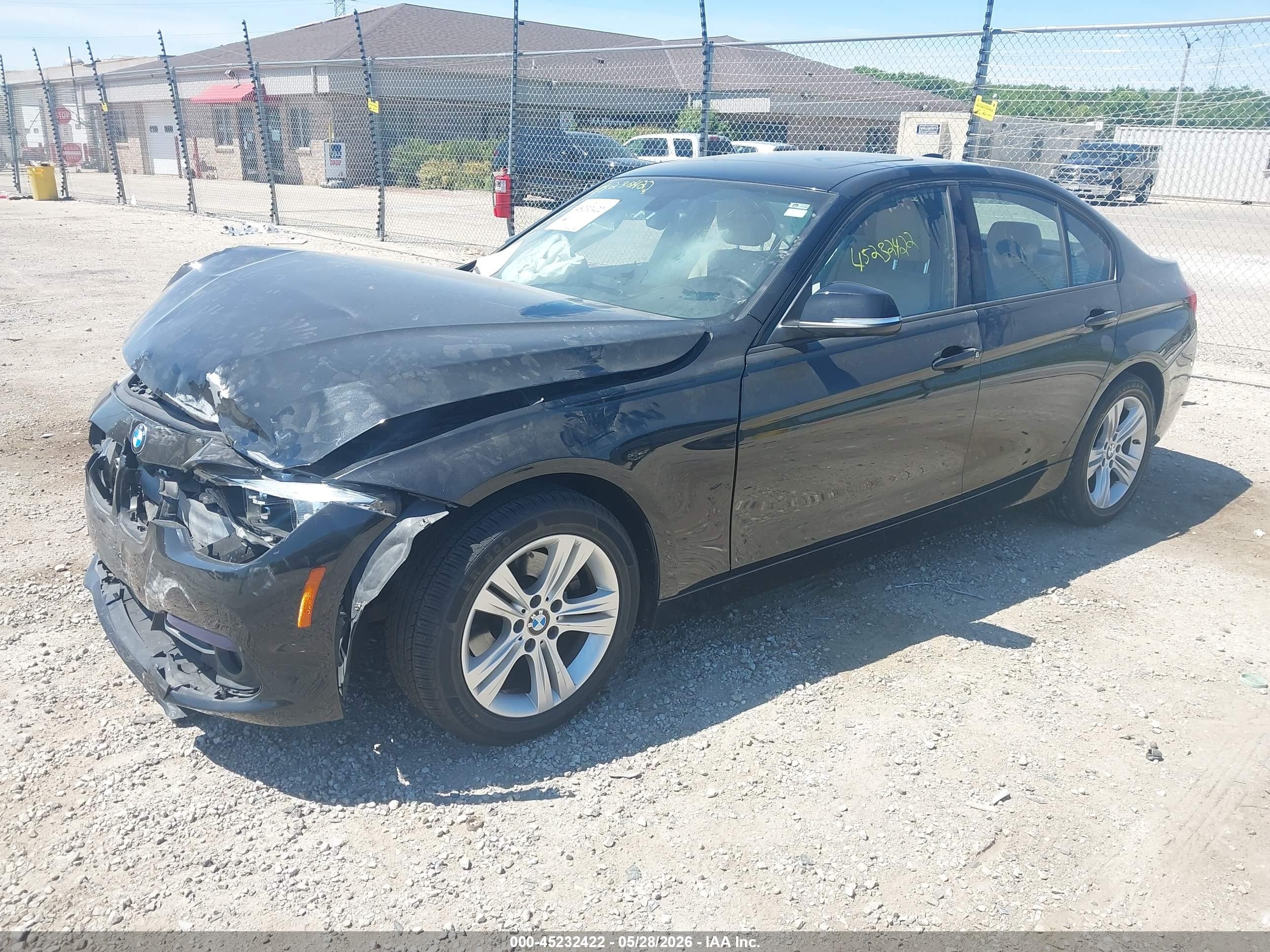 2016 Bmw 328i Xdrive Black vin: WBA8E3C5XGK500918