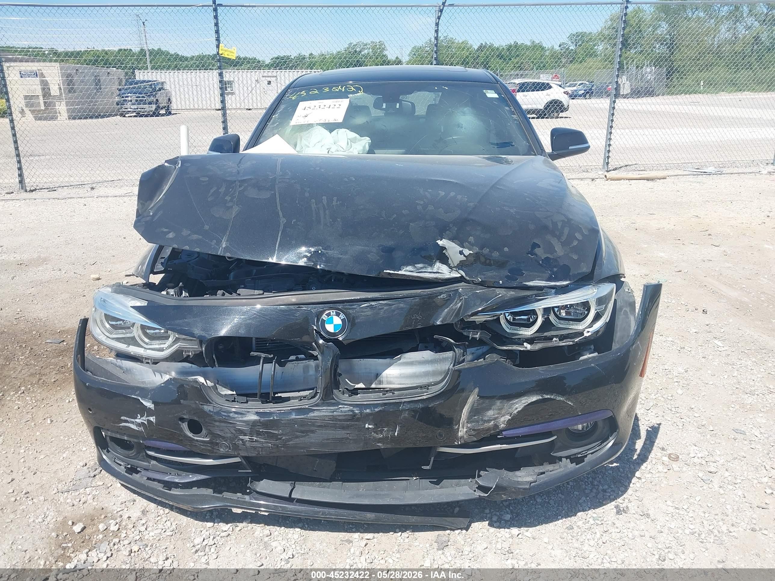 2016 Bmw 328i Xdrive Black vin: WBA8E3C5XGK500918