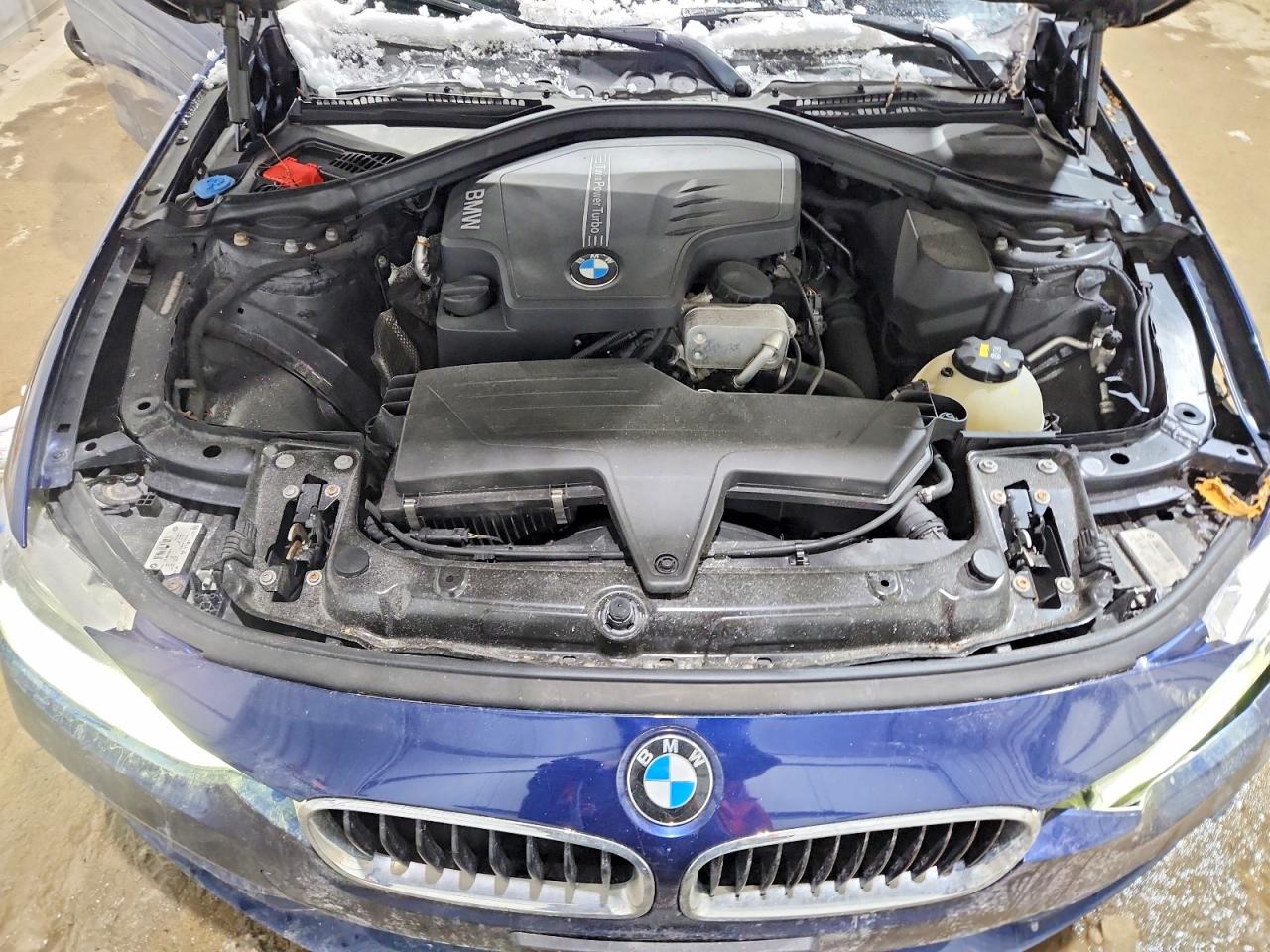 2016 Bmw 328 Xi Sulev Синий vin: WBA8E3G5XGNU05462