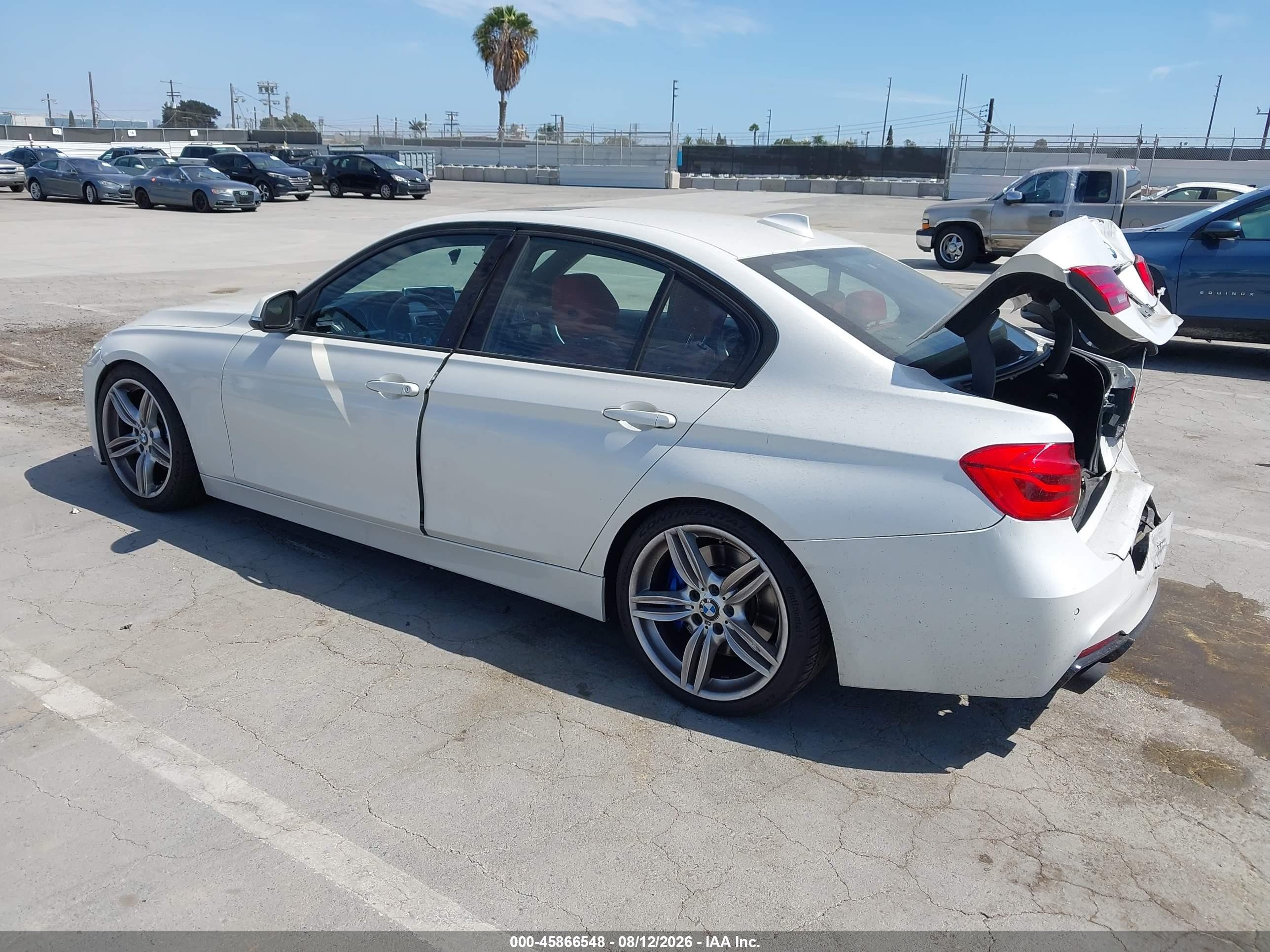 2016 Bmw 328d   White vin: WBA8E5C50GK388237