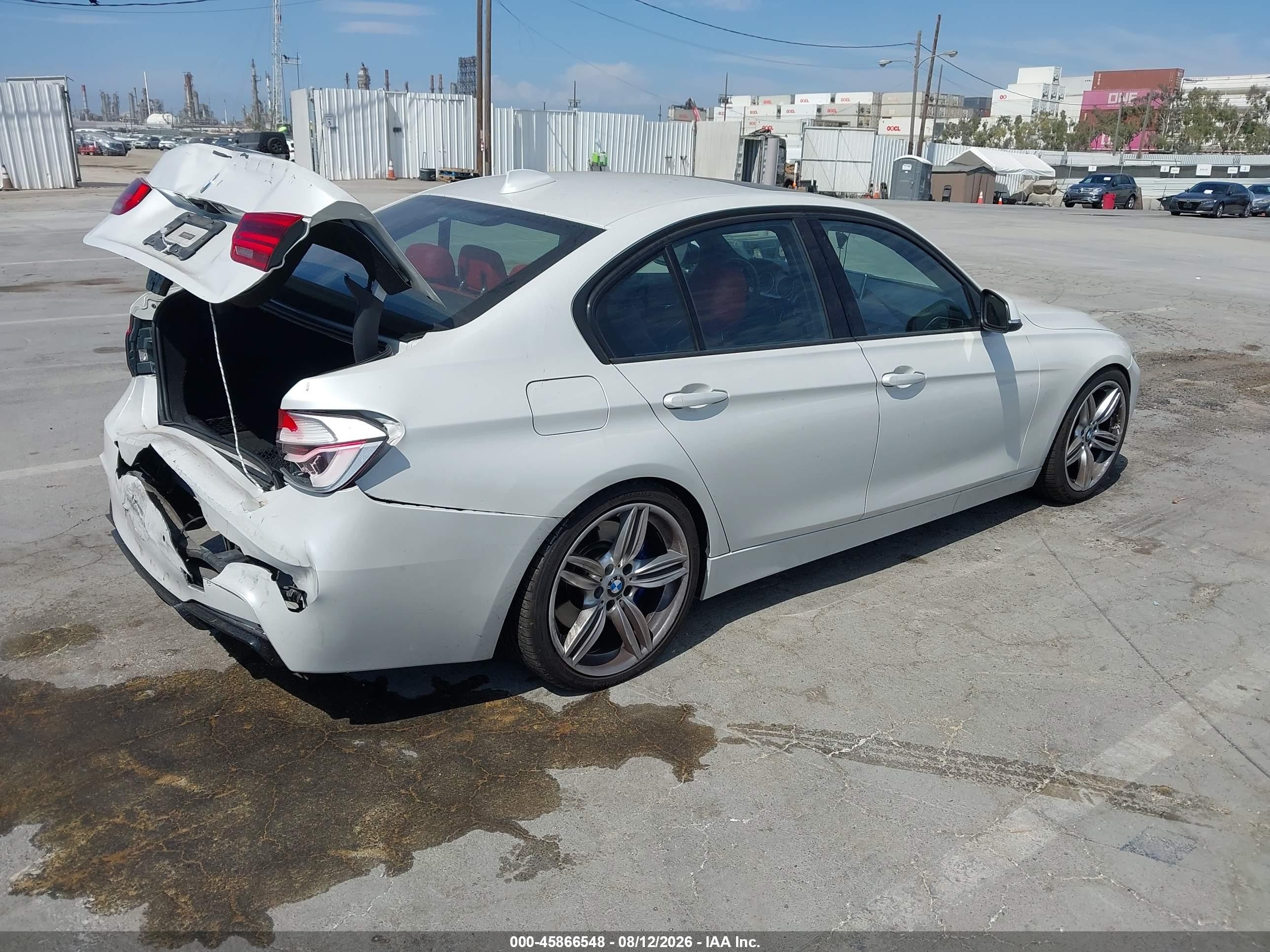 2016 Bmw 328d   White vin: WBA8E5C50GK388237